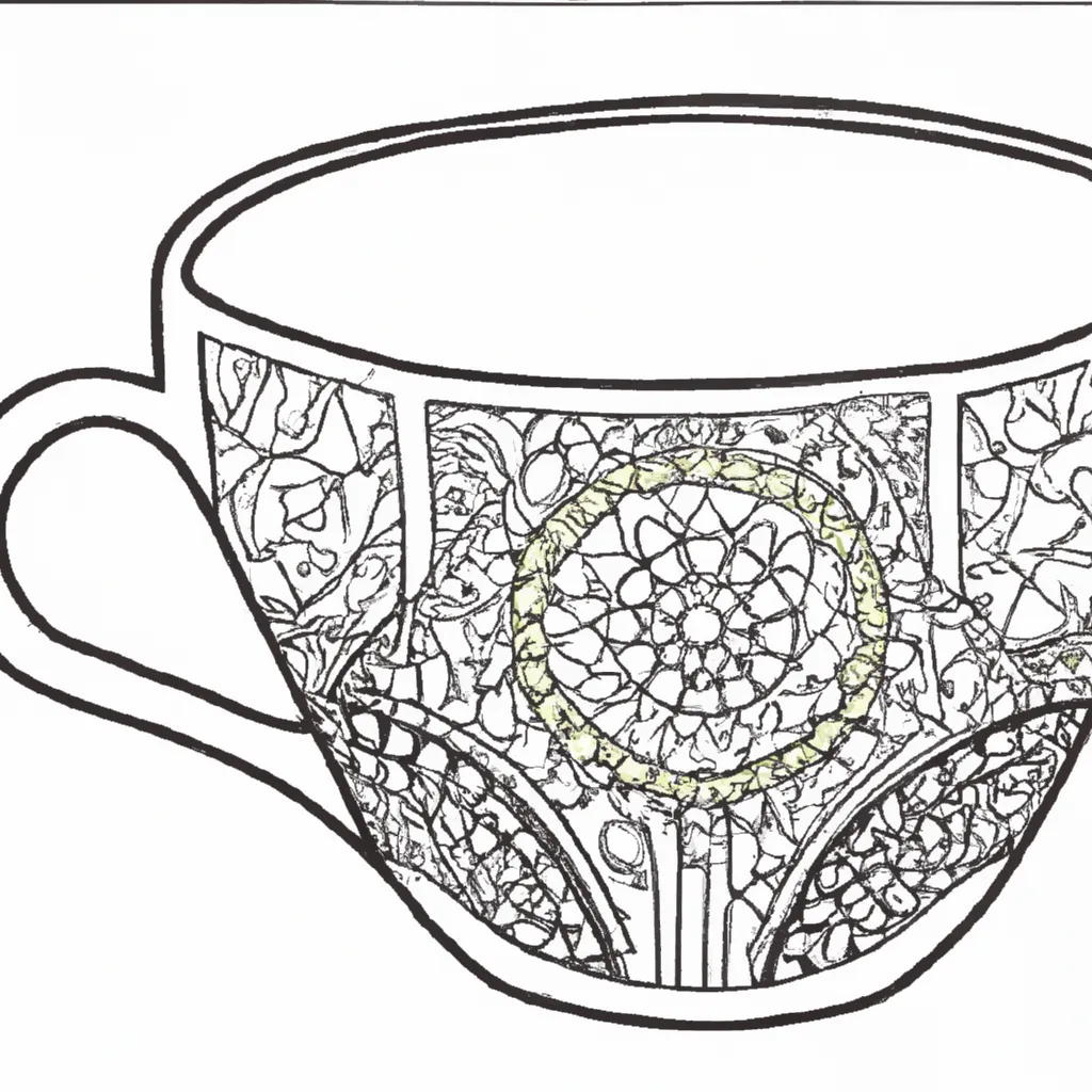 Xícara Colorida: Desenhe e Deixe Sua Criatividade Flutuar! Desenhos de desenhos xicara cafe copo ceramica