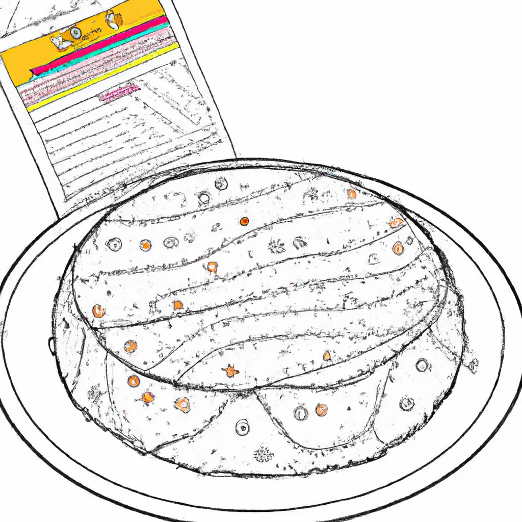desenho de desenho torta doces saborosos facil