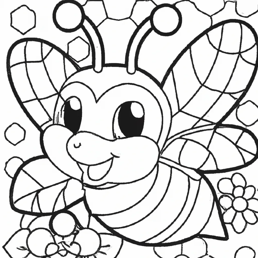 desenho de desenhos abelha arte infantil