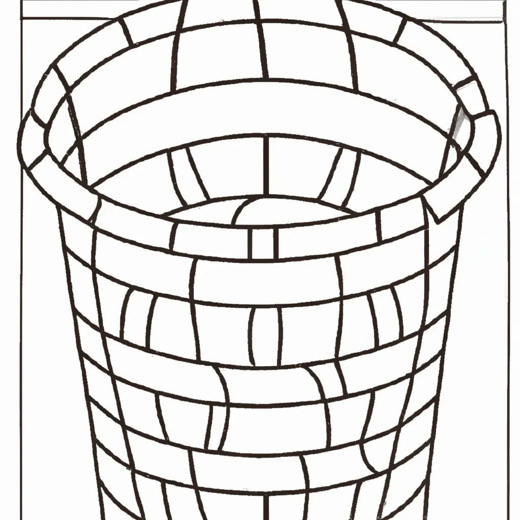 desenho de desenhos basquete