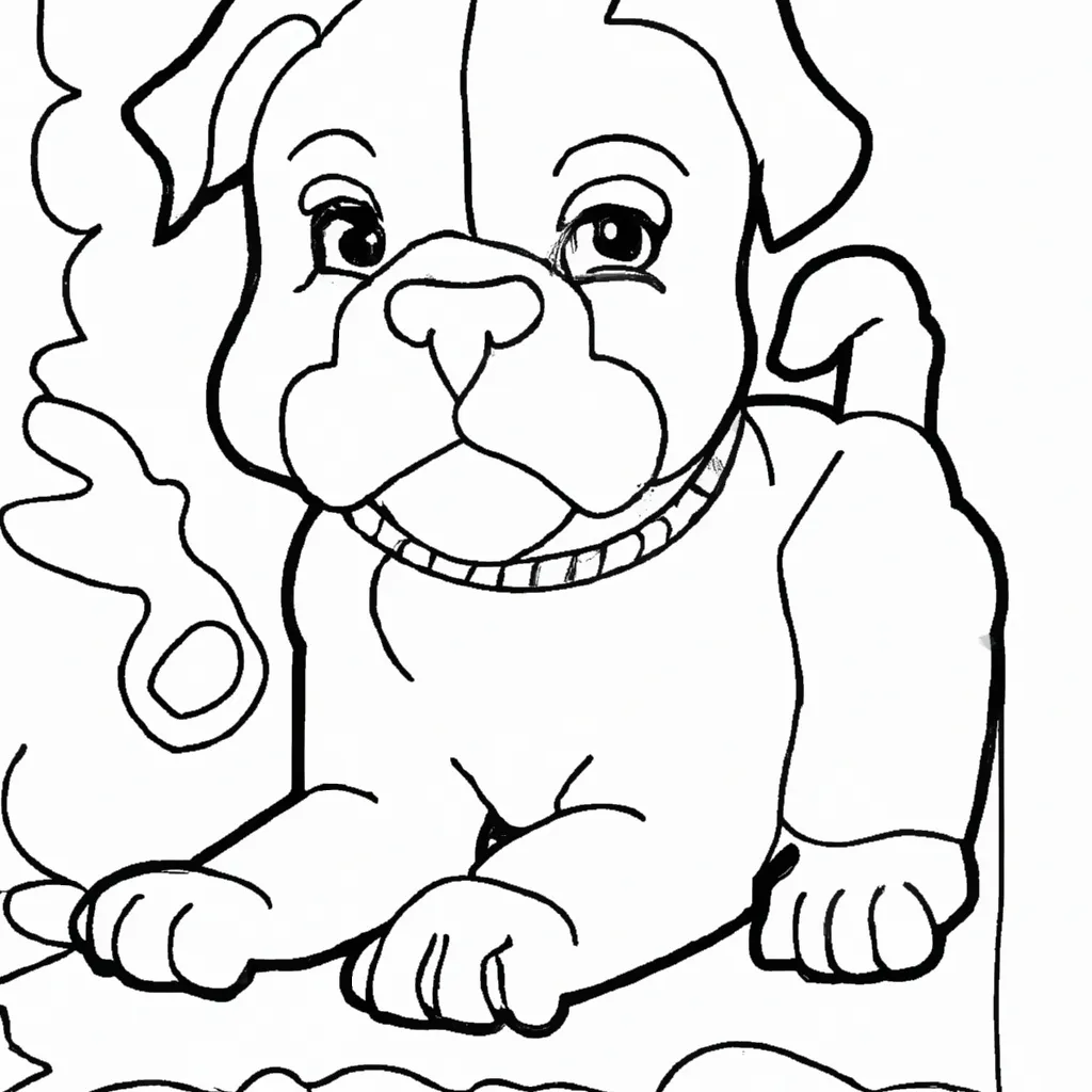 desenho de desenhos cachorro