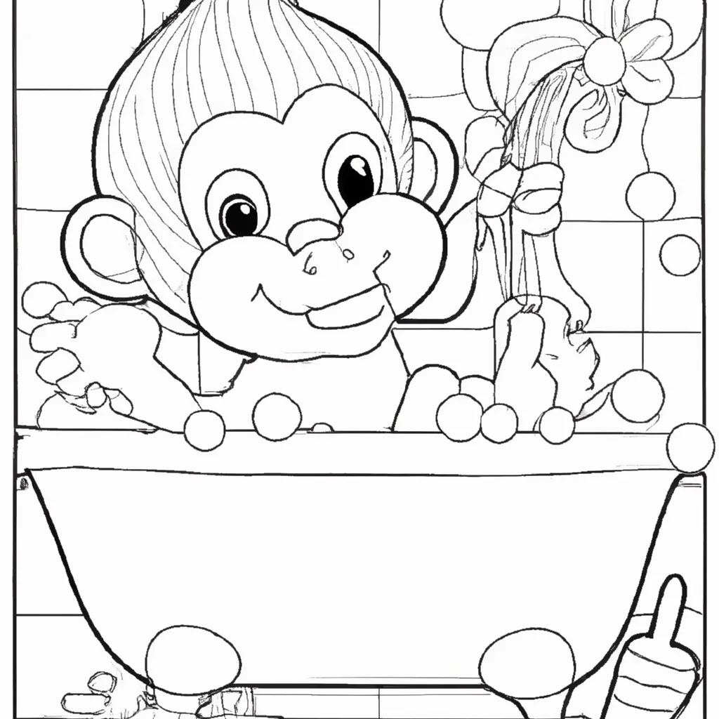 desenho de desenhos de banho para criancas