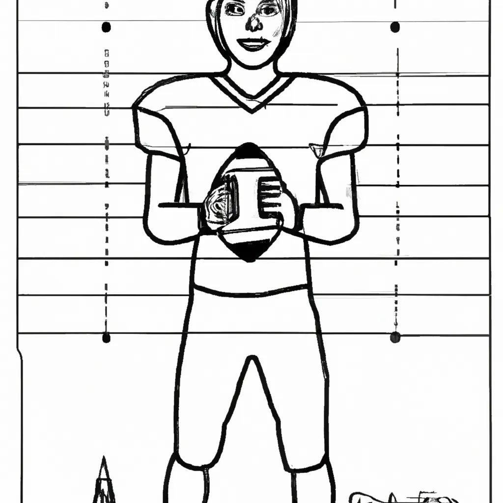 desenho de desenhos futebol americano