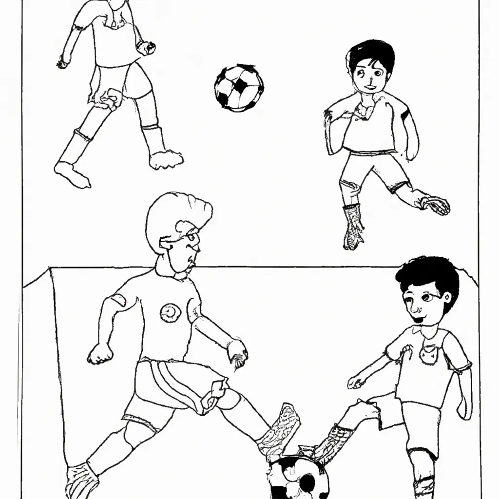 desenho de desenhos futebol