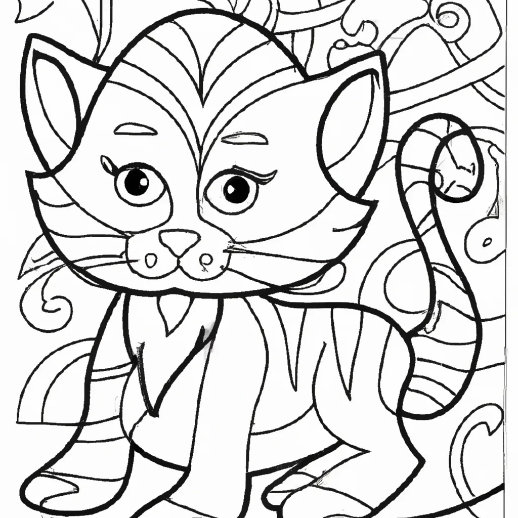 desenho de desenhos gato