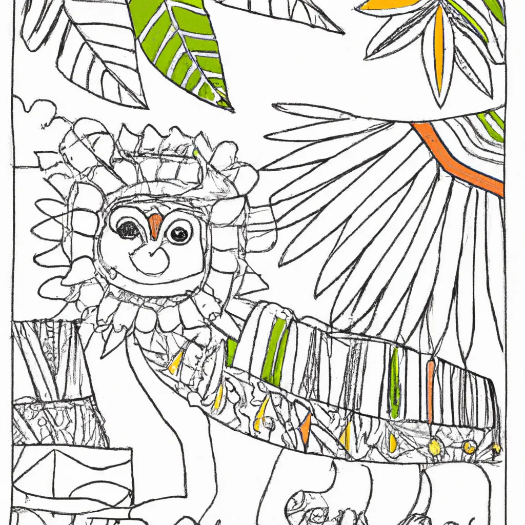 desenho de desenhos imbu arte infantil