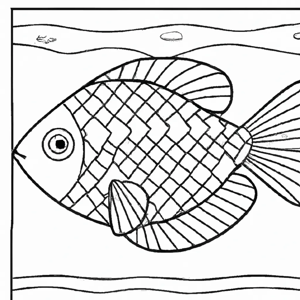 desenho de desenhos isca pescaria