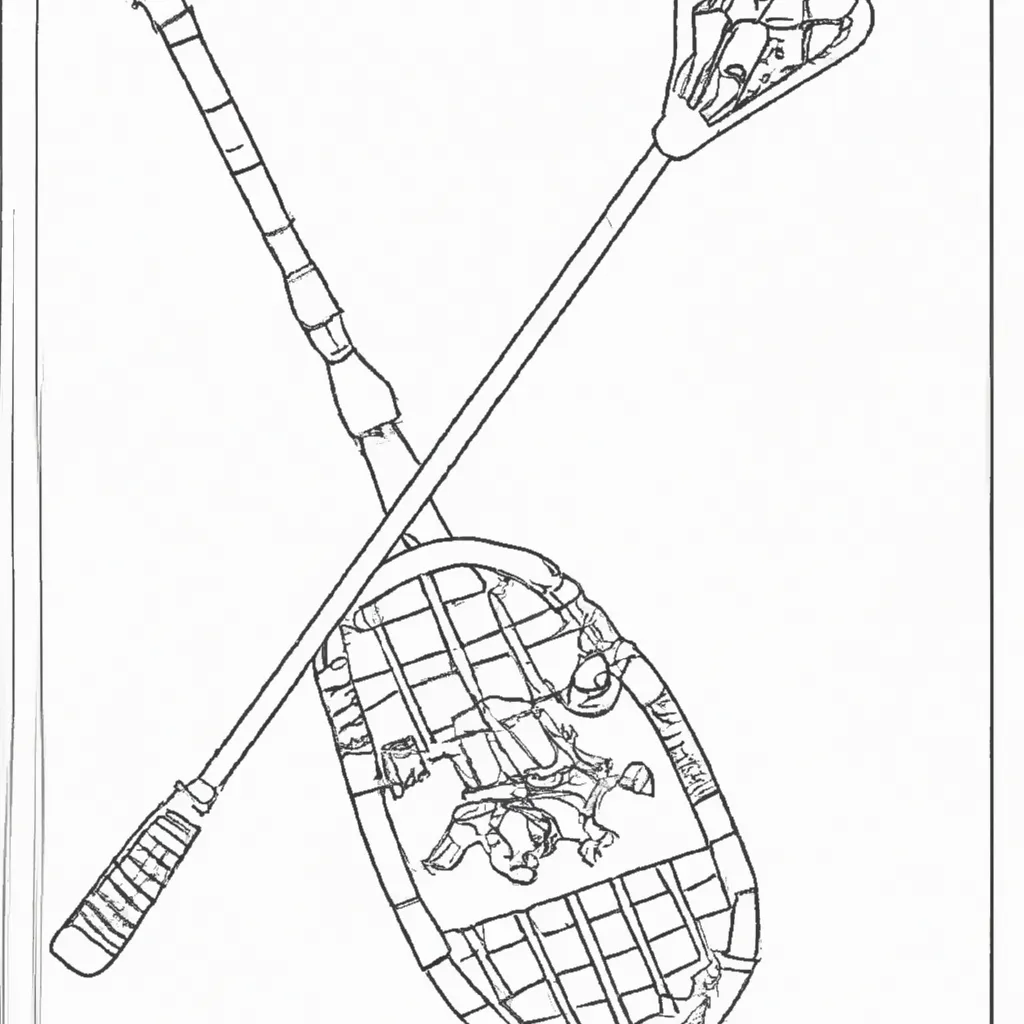 desenho de desenhos lacrosse