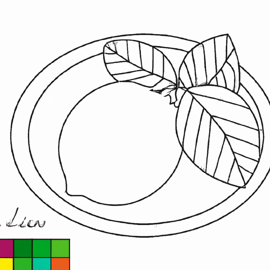 desenho de desenhos limao