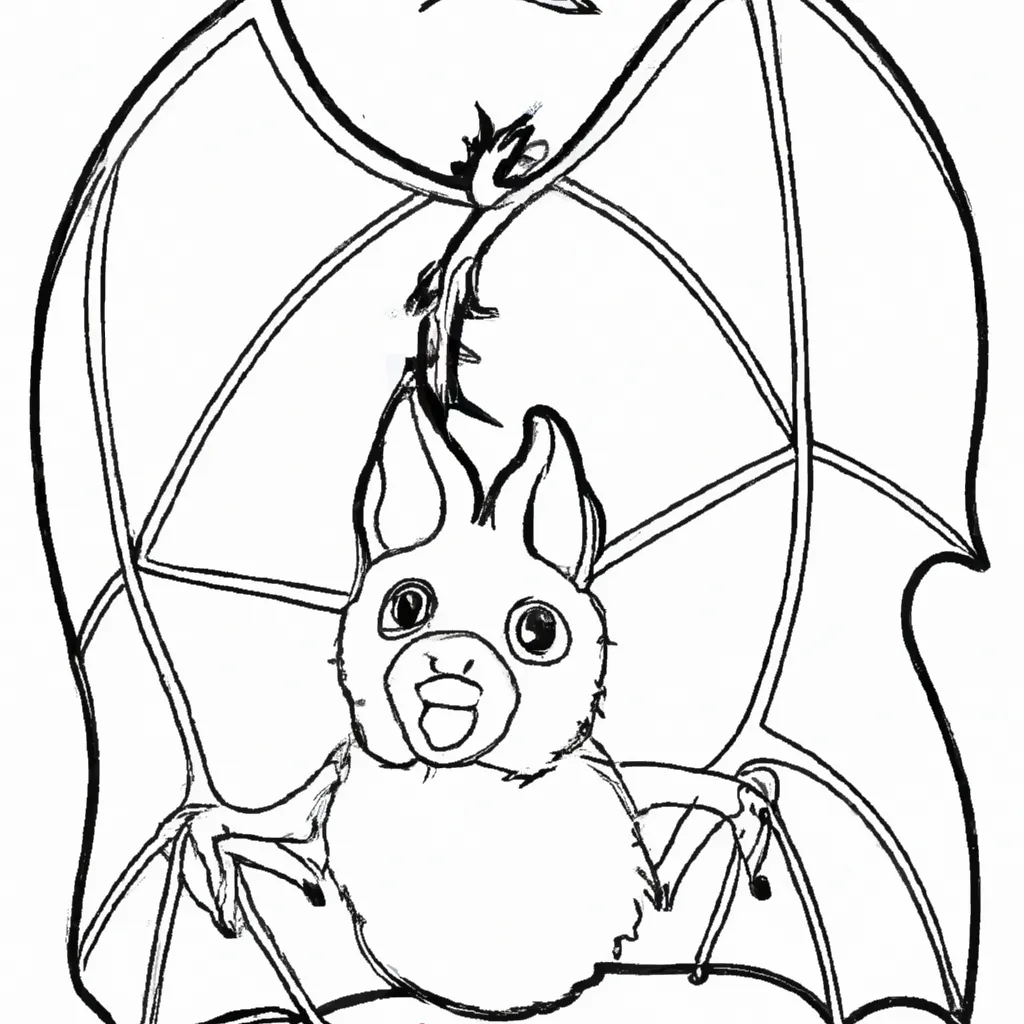 desenho de desenhos morcego