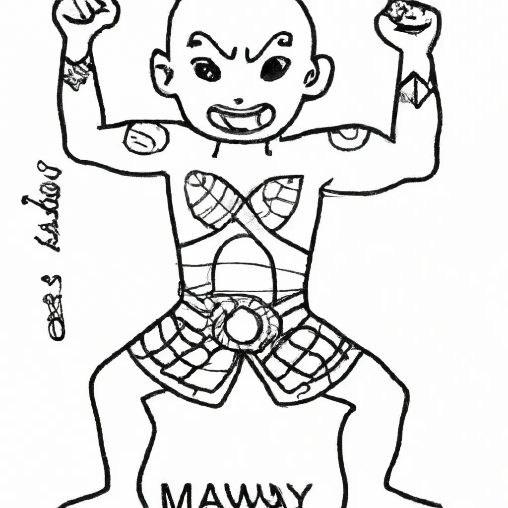 desenho de desenhos muay thay