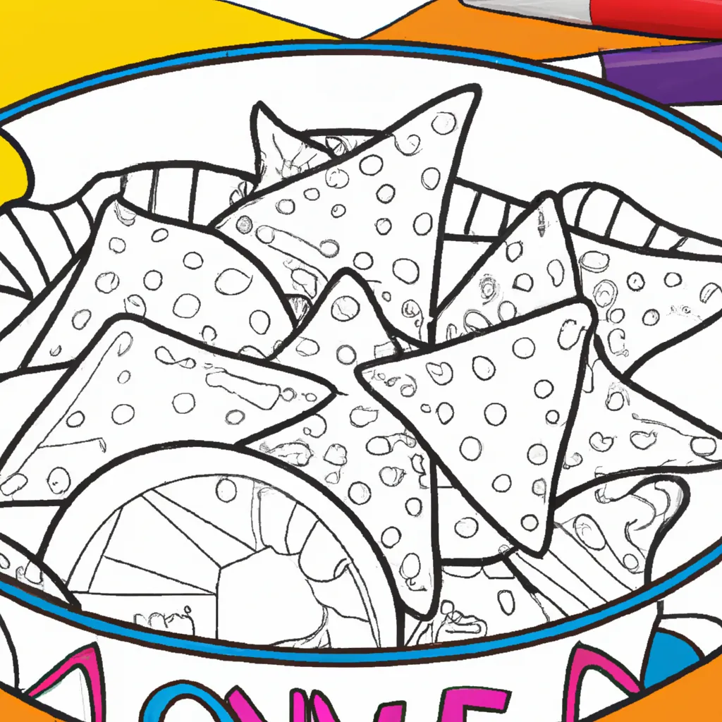 desenho de desenhos nachos