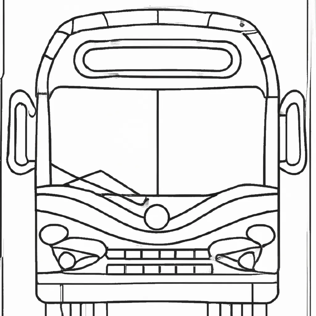 desenho de desenhos onibus veiculos ilustracoes arte