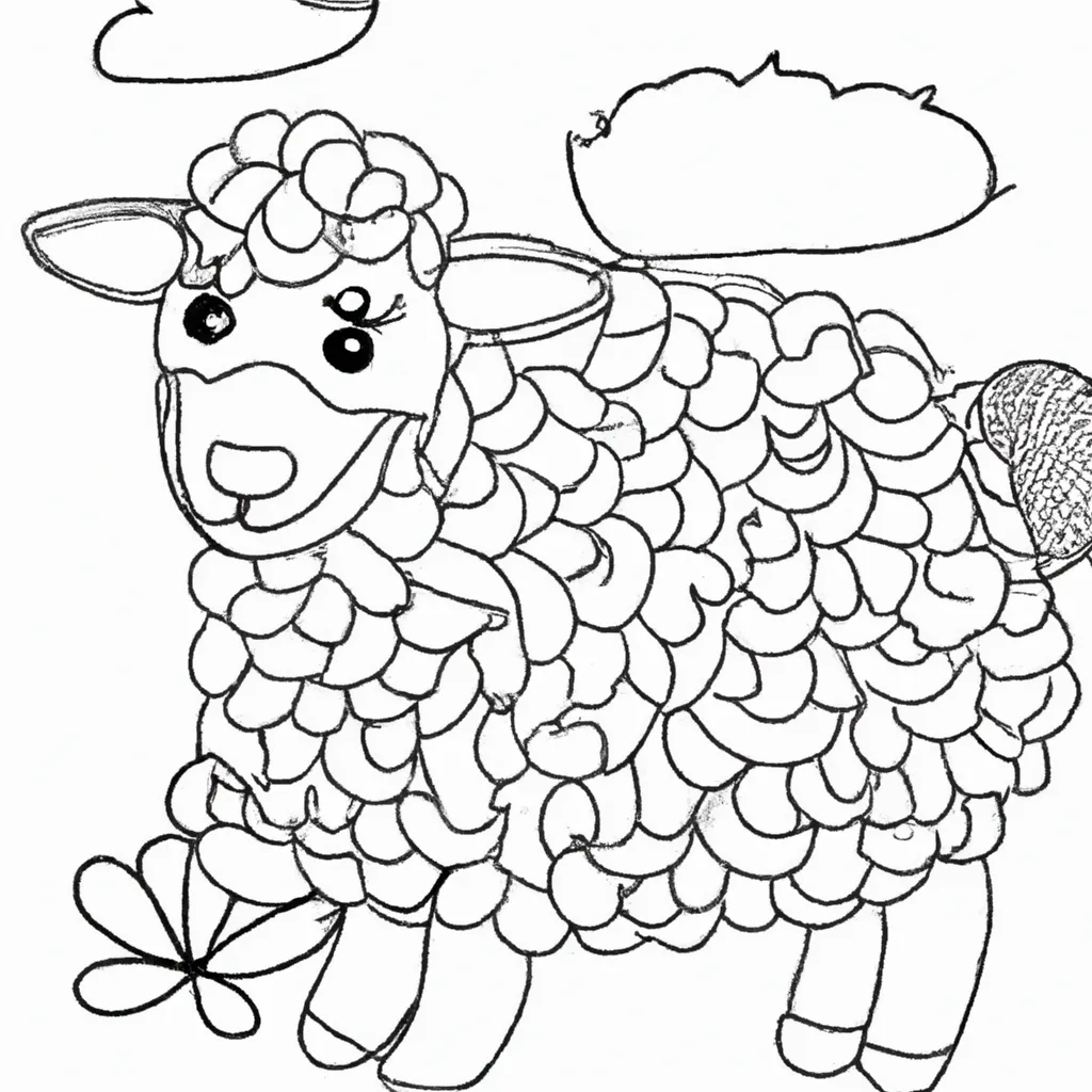 desenho de desenhos ovelha