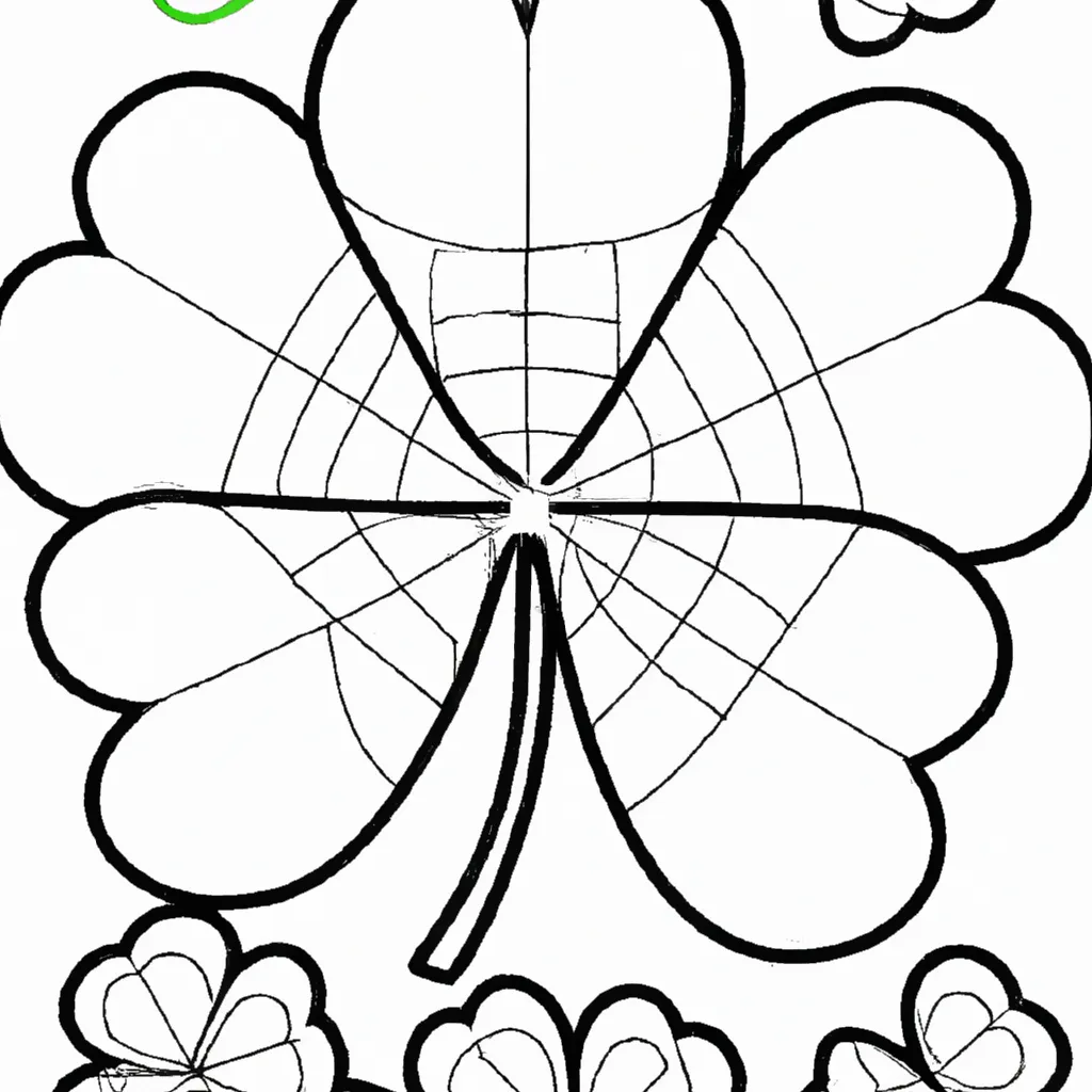 desenho de desenhos trevo arte folclore pt br